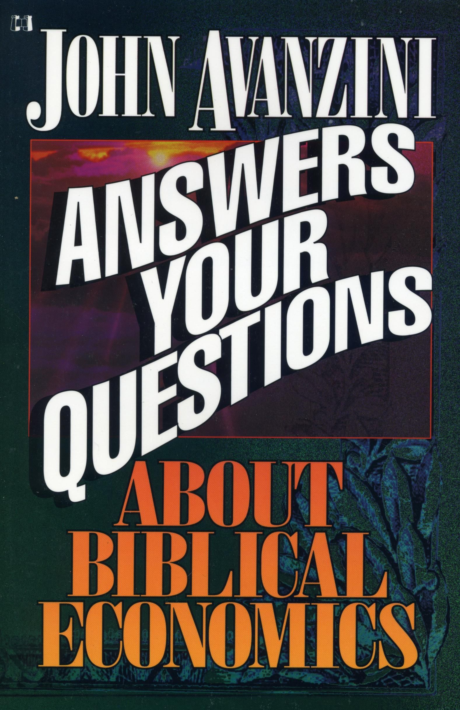 Englische Bücher - John Avanzini: Questions & Answers on biblical Economics